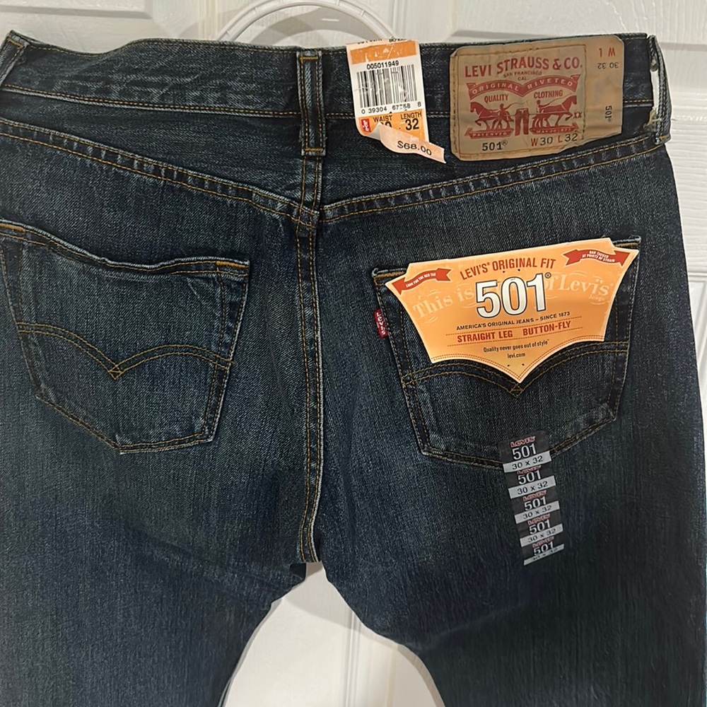 Levi’s 501 button fly jeans